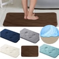 thumbnail image 1 of 1* Floor Mat Bathroom Absorbent Floor Mat Kitchen Mat Entry Bathroom Non Slip Foot Mat Memory Sponge Door Mat Door Mat Bedroom Rug Carpet, 1 of 6