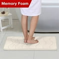 thumbnail image 1 of 1* Floor Mat Bathroom Absorbent Floor Mat Kitchen Mat Entry Bathroom Non Slip Foot Mat Memory Sponge Door Mat Door Mat Bedroom Rug Carpet, 1 of 5