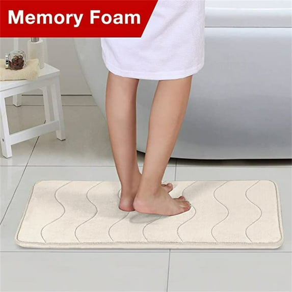 1* Floor Mat Bathroom Absorbent Floor Mat Kitchen Mat Entry Bathroom Non Slip Foot Mat Memory Sponge Door Mat Door Mat Bedroom Rug Carpet