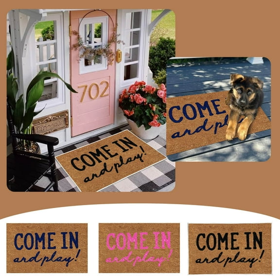 1× Floor Mat Decorative Door Mat Bathroom Welcome Mat Door Mat Floor Mat Carpet
