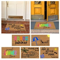 1× Floor Mat Decorative Door Mat Bathroom Welcome Mat Door Mat Floor Mat Carpet