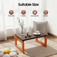 thumbnail image 1 of 1*  Freestanding Foldable Table, Max. Load Capacity: About 80kg/176.37lbs, Used in Balconies, Bay Windows, Bedrooms, Beds, Study Rooms, 60*40*30cm/23.62*15.74*11.81in, 1 of 12