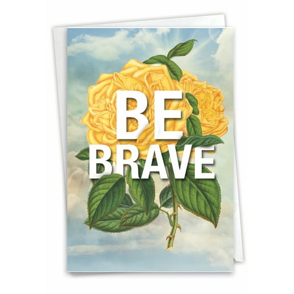 1 Friendship Card with Envelope - Timely Thoughts Be Brave C3696IFRB
