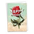 thumbnail image 1 of 1 Friendship Card with Envelope - Timely Thoughts Happy Thoughts C3696AFRB, 1 of 6