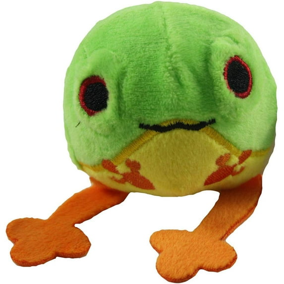 1 Frog 3" Plush Animal Squishy Memory Foam Stuffed Animals- Sensory, Stress, Fidget Toy