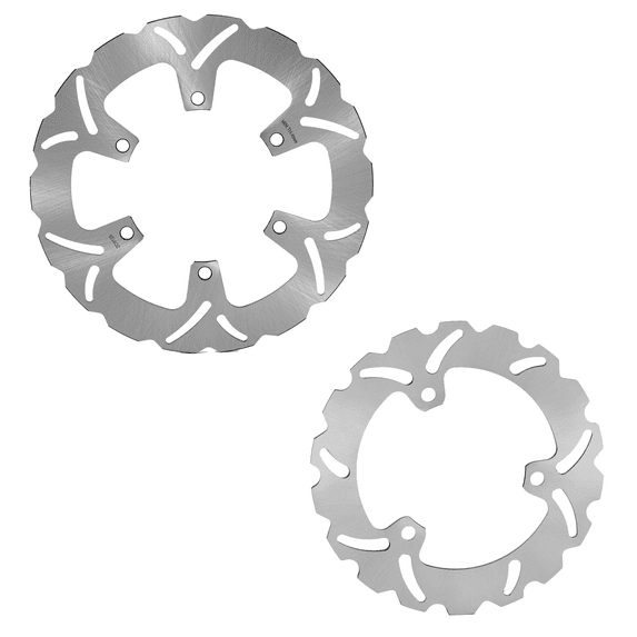 1 Front 1 Rear Brake Rotors For KAWASAKI Ninja250R Ninja 250 R 2008-2012 2009 2010 2011