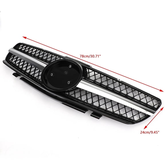 1 Front Grille Grill For Mercedes R230 SL500 SL600 SL55 AMG SL Class 2003-2006