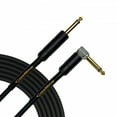thumbnail image 1 of 1 Ft Castline Gold 1/4" TS Straight 1/4" TS Right Angle Unbalanced Patch Cable Mogami 2524, 1 of 2