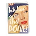 thumbnail image 1 of 1 Funny All Occasion Blank Card with Envelope - Get Sh-t Done C6676OCB, 1 of 6