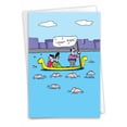 thumbnail image 1 of 1 Funny All Occasion Blank Card with Envelope - Gondola Butts C6194OCB, 1 of 6