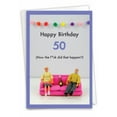 thumbnail image 1 of 1 Funny Birthday Card with Envelope - Bold+Bright 50 C7323MBG, 1 of 6