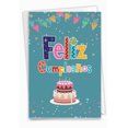 thumbnail image 1 of 1 Funny Birthday Card with Envelope - Feliz Cumpleaños C6587BDG-SL, 1 of 6