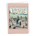 thumbnail image 1 of 1 Funny Birthday Card with Envelope - Herd Anything C9285BDG, 1 of 6