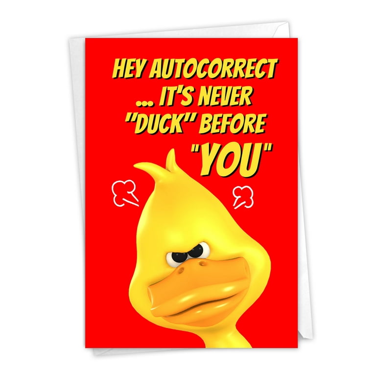1-funny-birthday-card-with-envelope-never-duck-c3541bdg-walmart-com