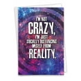 thumbnail image 1 of 1 Funny Friendship Card with Envelope - Distanced From Reality C9259FRG, 1 of 6