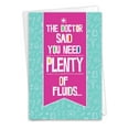 thumbnail image 1 of 1 Funny Get Well Card with Envelope - Plenty Of Fluids C7236GWG, 1 of 6