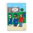 thumbnail image 1 of 1 Funny Graduation Card with Envelope - Cat Grad C3170GDG, 1 of 6