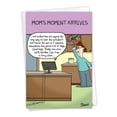 thumbnail image 1 of 1 Funny Mother's Day Card with Envelope - Mom's Moment C3159MDG, 1 of 7