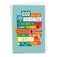 thumbnail image 1 of 1 Funny Recovery Card with Envelope - Serenity Sobriety Prayer Recovery C3688AAG, 1 of 6