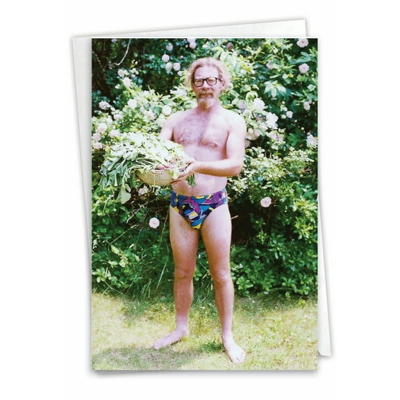 1 Funny Thank You Card with Envelope - Abundant Appreciation C7336TYG