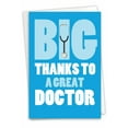 thumbnail image 1 of 1 Funny Thank You Card with Envelope - Great Doctor C3239TYG, 1 of 6