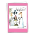 thumbnail image 1 of 1 Funny Wedding Card with Envelope - Kiss The Bride Wedding Congrats C7264WDG, 1 of 6