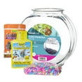 thumbnail image 1 of Vibrant Life 1 Gallon Glass Fish Bowl Starter Kit with Colorful Gravel, Fish Food, and Water Conditioner Samples, 1 of 4