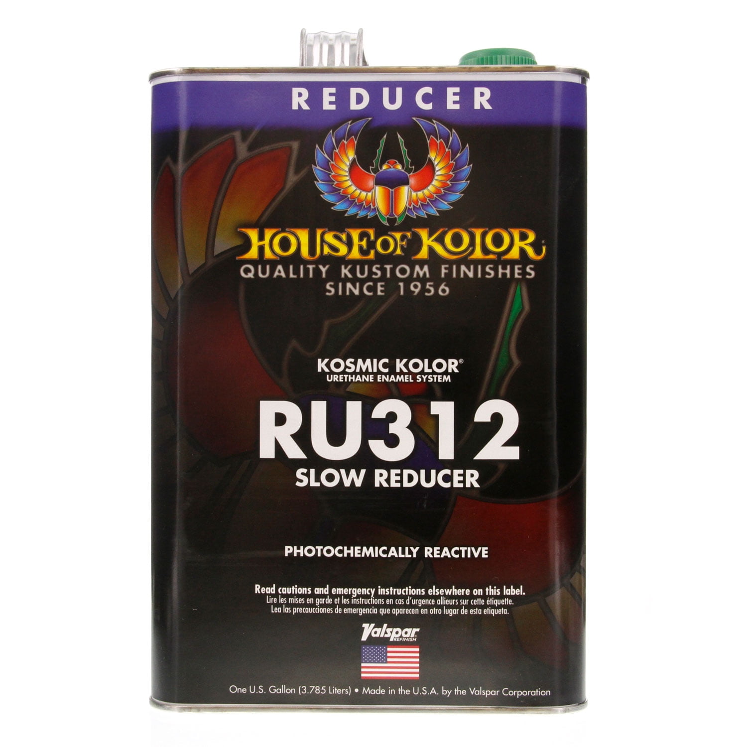 1 GALLON RU312/RU-312 HOUSE OF KOLOR SLOW REDUCER-PAINT - Walmart.com