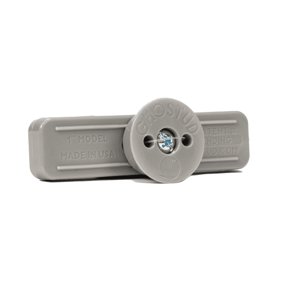 1" GHOSTUD - Heavy Duty Plastic Drywall Anchor Kit - 2 Pack