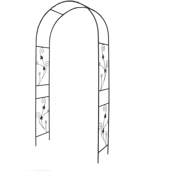 1. GO Steel Garden Arch, 7'5'' High x 3'7'' Wide, Garden Arbor for Various Climbing Plant, Outdoor Garden Lawn Backyard