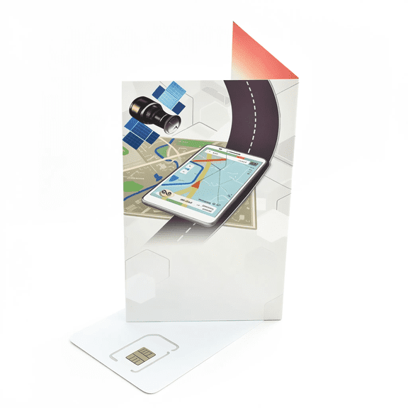 1 GPS SIM Card with Unlimited Data Plan, Mobile App and Web Tracking Access, Compatible with 1500+ Models