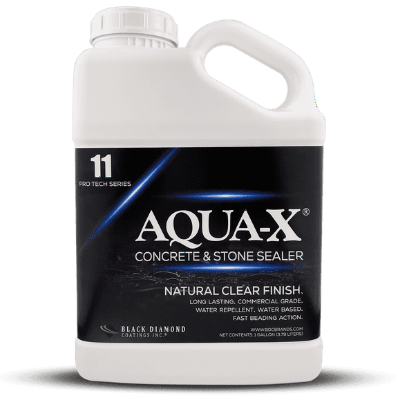 AQUA-X 11 Professional Grade Water-Based Concrete and Stone, Natural Finish 1 Gallon