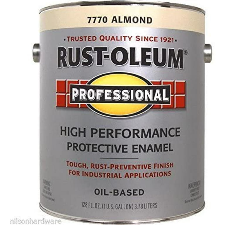 Rust-Oleum VOC Compliant Gloss Enamel Paint, Almond, 1 Gal, Rust