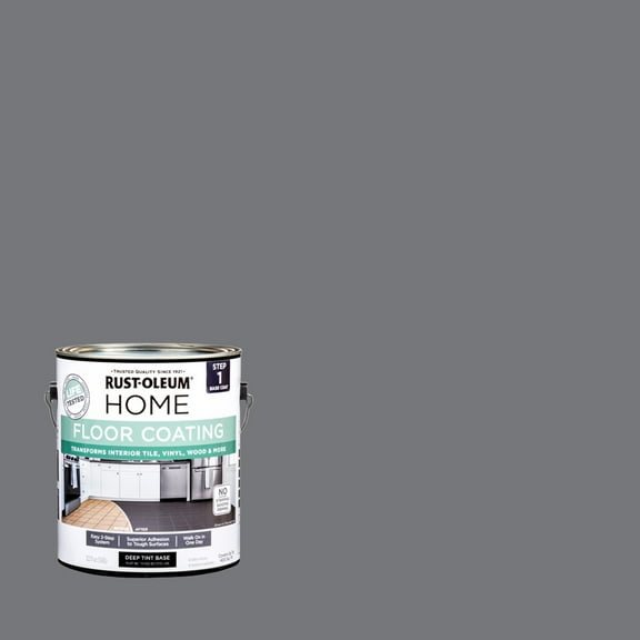 Rust-Oleum Home Dark Gray Interior Floor Coating Base Coat-363160T, Gallon