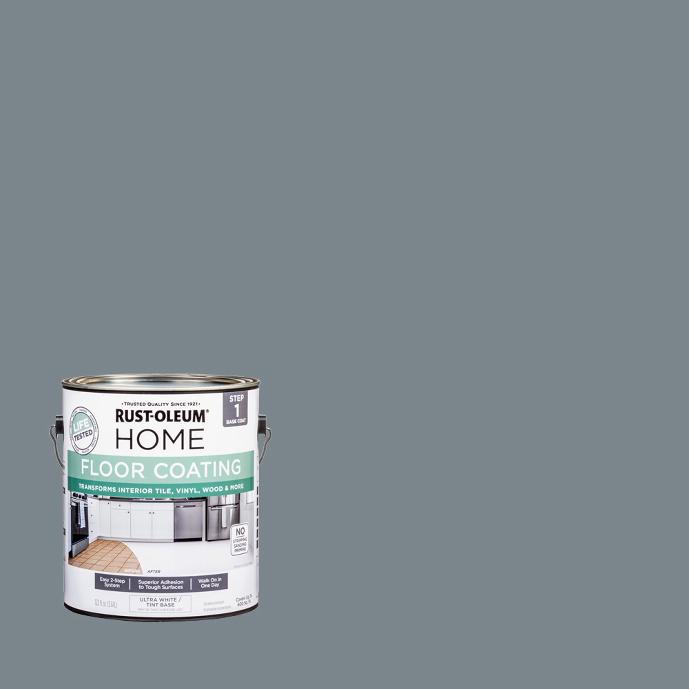 Rust-Oleum Home French Gray Interior Floor Coating Base Coat-363151T, Gallon