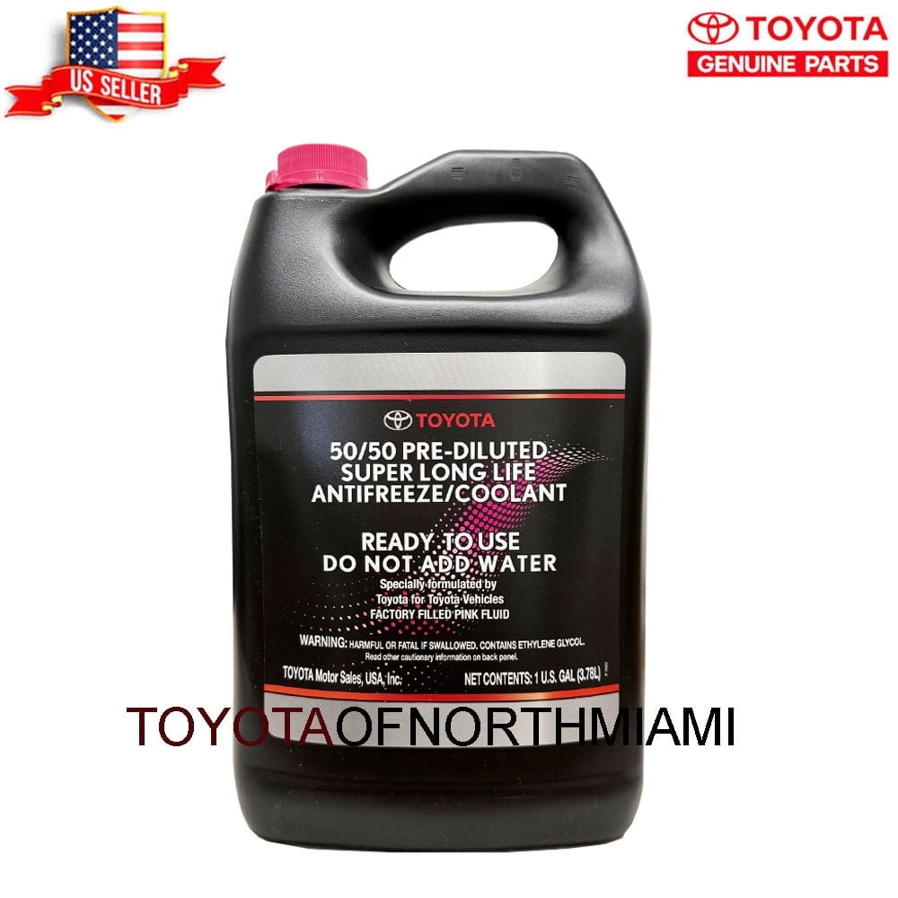 1 Gal Genuine Toyota Lexus Coolant Antifreeze 50/50 Prediluted 00272- SLLC2