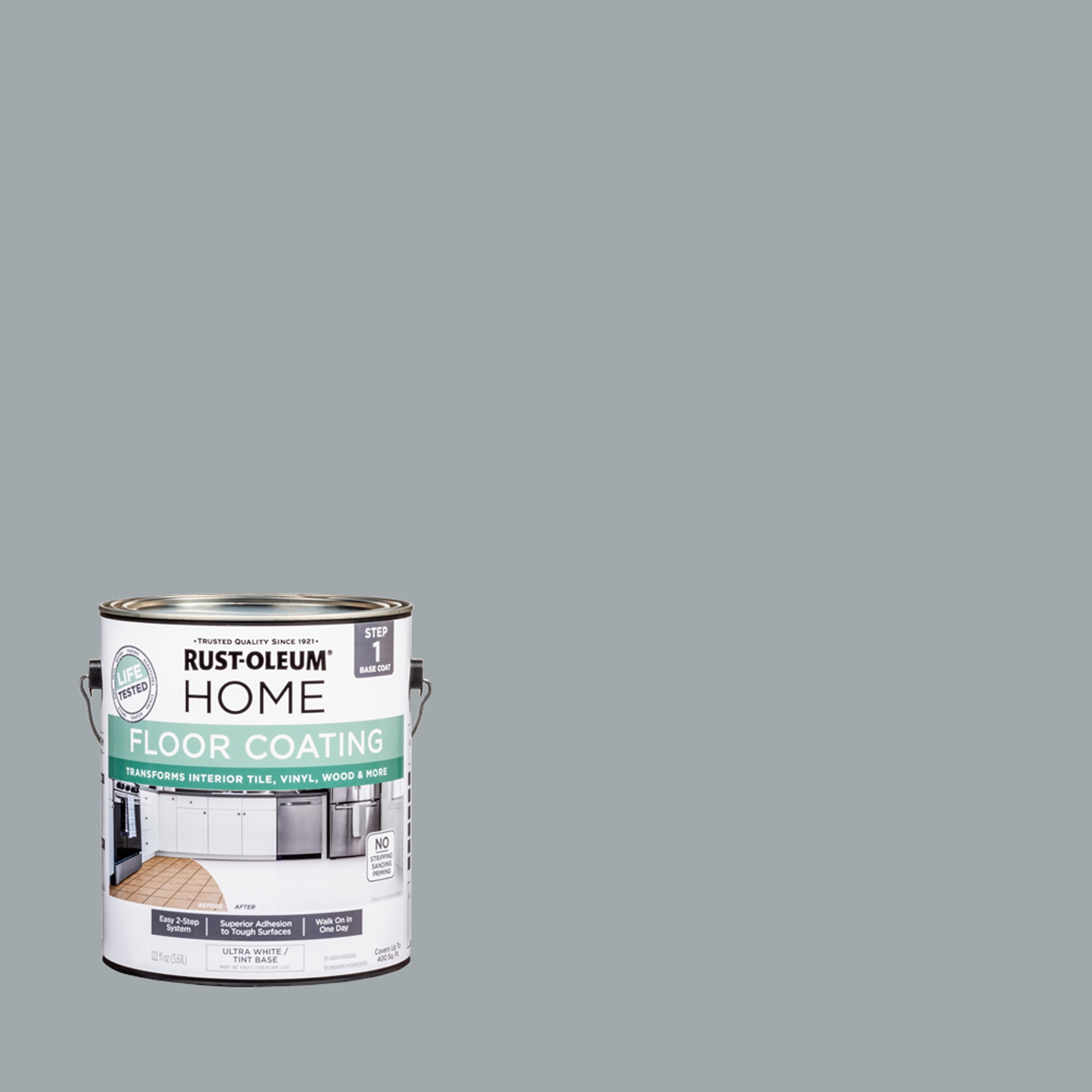 Rust-Oleum Home Haven Gray Interior Floor Coating Base Coat-363149T, Gallon