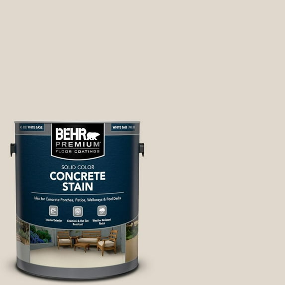1 Gal. #PFC-72 White Cloud Solid Color Flat Interior/Exterior Concrete Stain