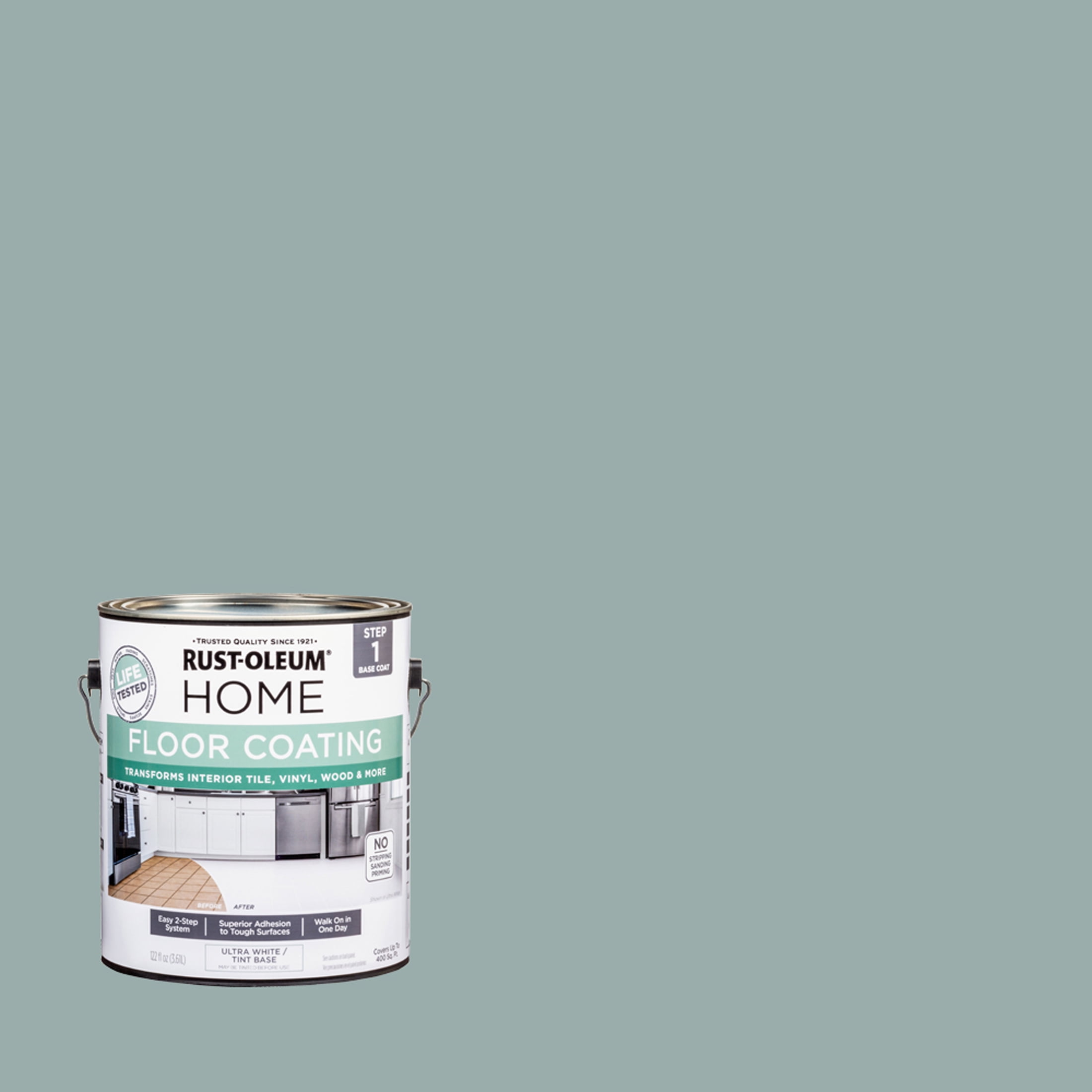 Rust-Oleum Home River Mist Interior Floor Coating Base Coat-363154T, Gallon