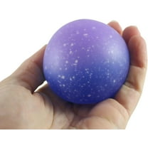 1 Galaxy Sugar Ball - 2.4" Thick Glue/Gel Stretch Ball - Ultra Squishy and Moldable Slow Rise Relaxing Sensory Fidget Stress Toy