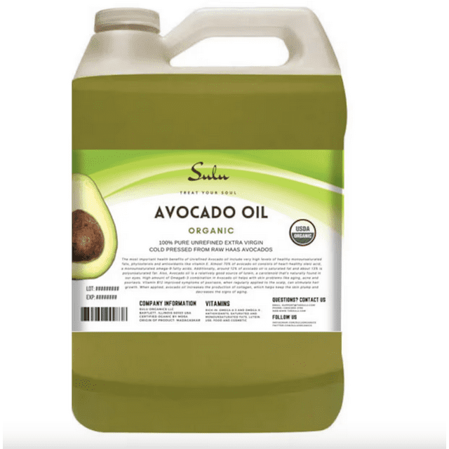 100 Pure Organic Cold Pressed Extra Virgin Raw Avocado Oil Naturally Refined Cooking Oil 1 8443