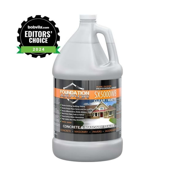 Armor SX5000 WB Silane Siloxane Penetrating Concrete Sealer and Masonry Water Repellent 1 Gallon