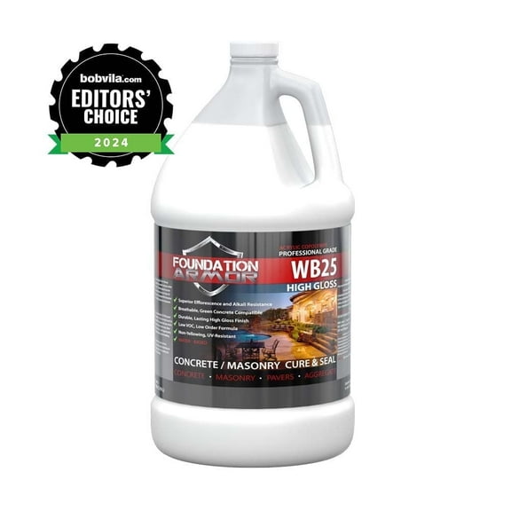 1 Gallon Armor WB25 Water Based Acrylic Cure and Seal for New Concrete