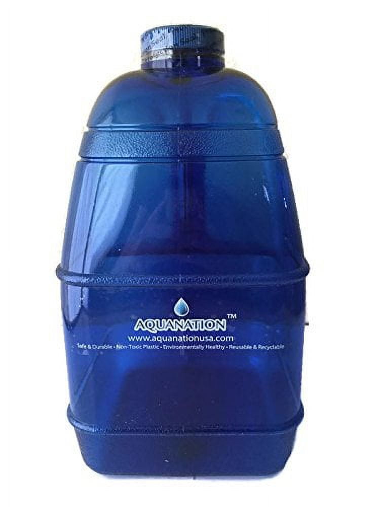 2.2L / 74oz BpA Free Blue Water Bottle by New Wave Enviro