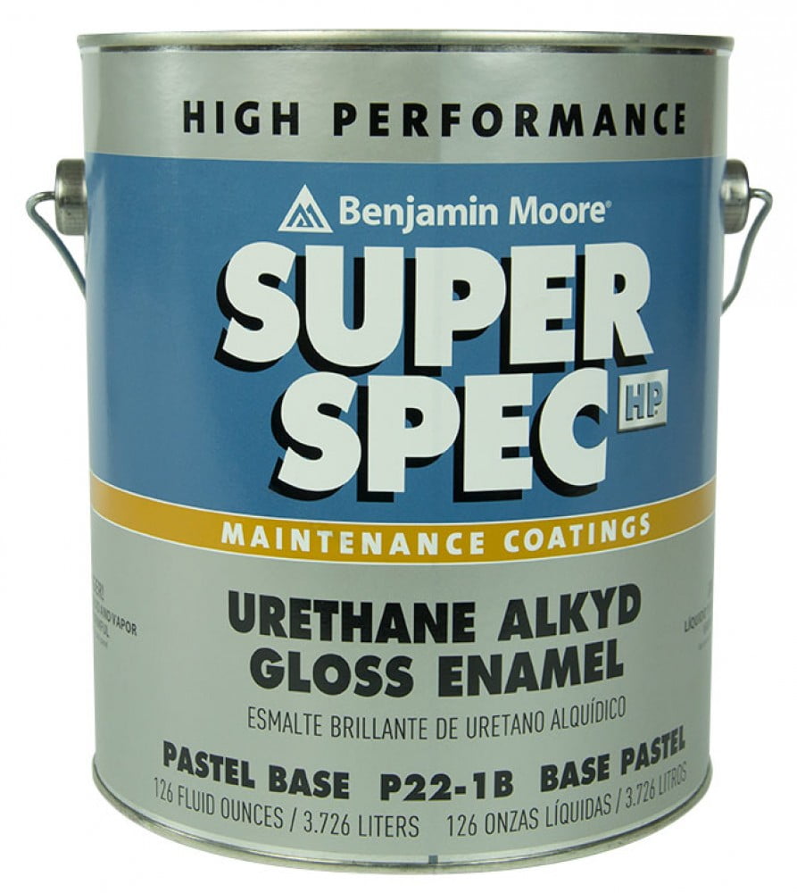 1 Gallon Can of Benjamin Moore High Performance Super Spec Paint | Blue | For Use with Kayak Pools