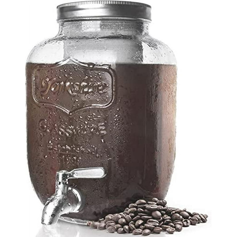 Stainless Steel Cold Brew Coffee Maker w/ Filter (15 Gallon)