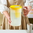 thumbnail image 1 of 1 Gallon Cold Water Kettle, Coffee Pot & Tea Kettle, Household Large Capacity Outdoor Kettle Food Grade Plastic Sealed Refrigerator Cold Kettle With Handle Clearance, 1 of 7