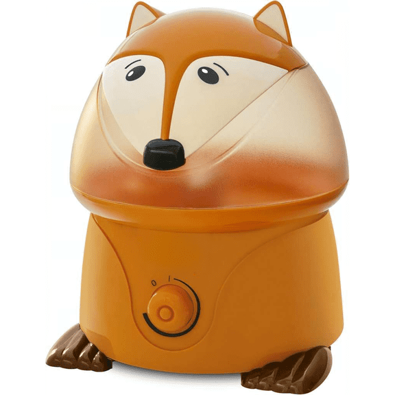 1 Gallon Cool Mist Ultrasonic Humidifier for Kids Bedroom and Nursery with Automatic Shut Off and Adjustable Output in Fox Color