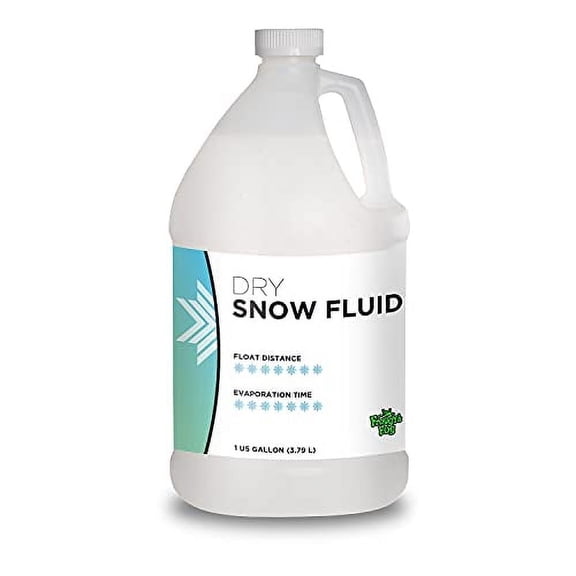 Froggy's Flakes - DRY - NO ODOR - Indoor Snow Juice Machine Fluid by Froggy's Fog - (50-75 Foot Float / Drop) Low Residue Formula