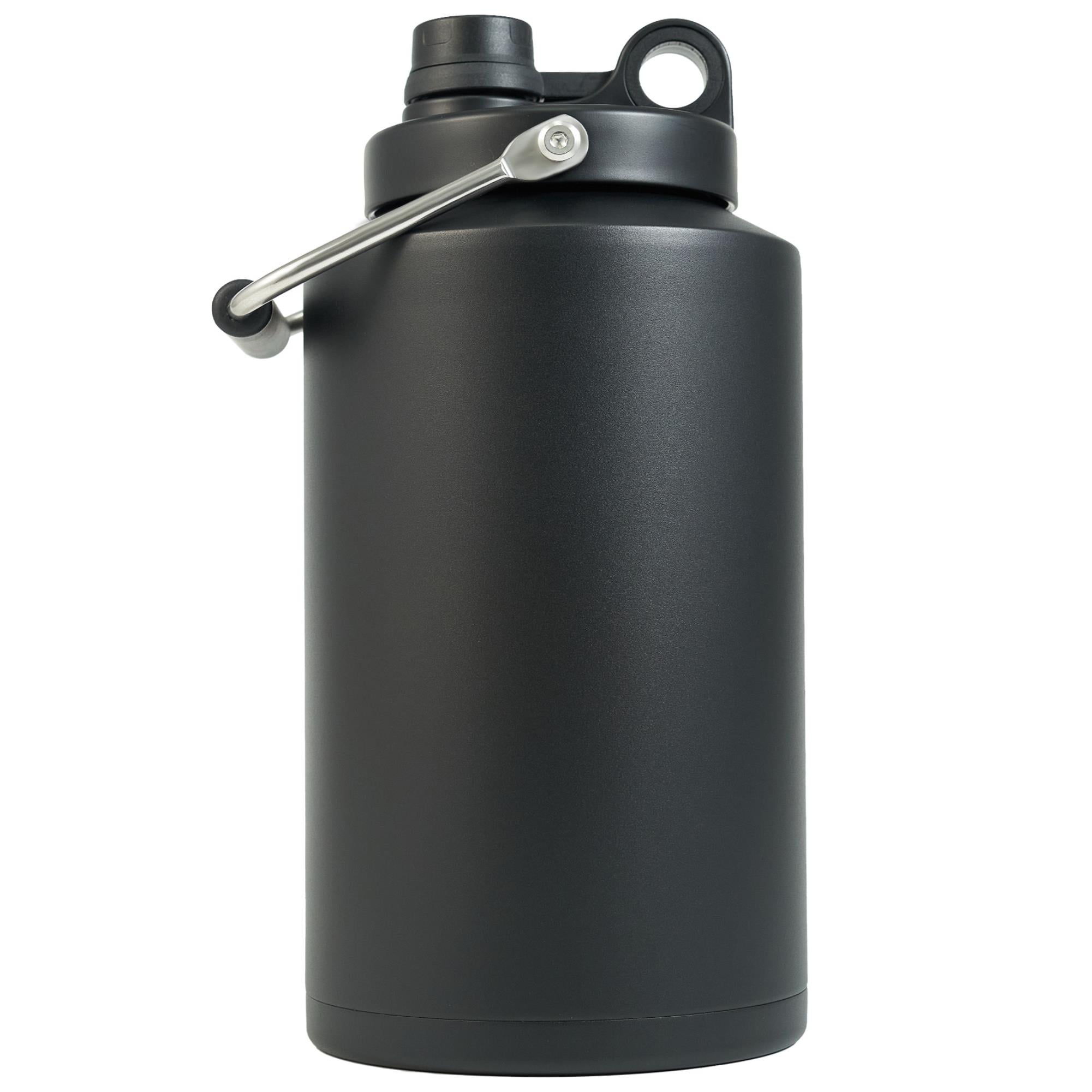 1 Gallon Double Wall Vacuum Insulated Stainless Steel Water Bottle Keeps Drinks Hot or Cold